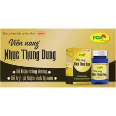 Nhục Thung Dung PQA giúp bổ thận tráng dương, hỗ trợ cải thiện sinh lý nam, giảm đau lưng mỏi gối 835021