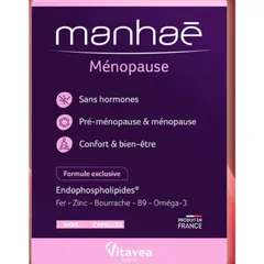 Manhaé Ménopause ( Hộp 90 viên ) Nội Tiết Tố Nữ  Cải Thiện Kinh Nguyệt, Làm Chậm Lão Hóa> EMELIA SHOP 835054