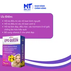Viên Uống Bổ Sung Nội Tiết Tố Nữ, Hỗ Trợ Cải Thiện Sinh Lý Nữ - Epo Queen 30 Viên - Nhà Thuốc Minh Thủy. 835067