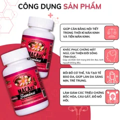 [HỎA TỐC ĐẮK LẮK] Viên Uống Tăng Cường Sinh Lý Nữ Maca 2 Femina Mỹ Hỗ Trợ Cân Bằng Nội Tiết Đẹp Da 835098