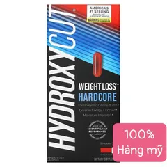 Hydroxycut Hardcore Weight Loss 60 viên nang giải phóng nhanh,cải thiện cân nặng