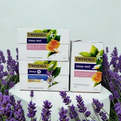 Twinings Sleep Well Tea Bags 20 Túi Lọc Hương Hoa Cúc Mật Ong Cam Lavender