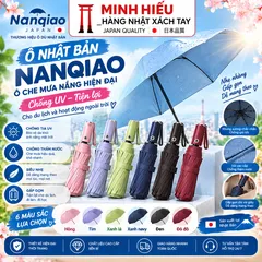 Ô Nanqiao Nhật Bản Chống UV – Ô Che Mưa Nắng Gấp Gọn, Dễ Mang Theo