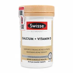 (có tem) Canxi Citrate Hữu Cơ Swisse Calcium + Vitamin D 90 Viên Chính Hãng Bổ Sung Canxi, Vitamin D Hỗ Trợ Xương Răng Chắc Khỏe