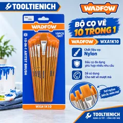 Bộ Cọ Vẽ Mỹ Thuật 10 Trong 1 WadFow WXA1K10 – Cọ Nylon Đa Dạng Đầu Cọ Cho Vẽ Tranh