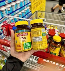CHÍNH HÃNG MỸ Viên Sắt Nature Made Iron 65mg. 365 viên