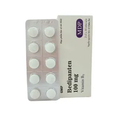 Bedipanten 100mg Bổ sung vitamin B5 giảm rối loạn tiết chất nhờn ở da, hạn chế rụng tóc, đau dây thần kinh mil tui