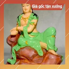 8 MẦU, Tượng ngài Quan Thế Âm tự tại cao 13cm 840459
