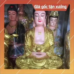 Tượng Phật A Di Đà ngồi cao 45cm vàng COMPOSITE 840786