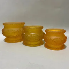 Lư Hương Thờ Cúng Lưu Ly Màu Màu Vàng Nhiều Size cực đẹp 841552
