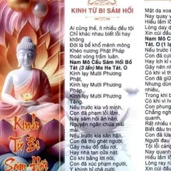 TO51 - KINH TỪ BI SÁM HỐI 2 MẶT ĐẸP MỚI