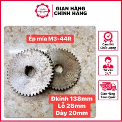 Nhông Ép Mía Siêu Sạch M3-44R, Đkính 138mm , Lỗ 28mm|A Tày Chain Since 2008