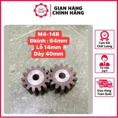 Nhông Modul 4 -14Răng/ 15Răng/ 16 Răng/ 18Răng/ 19Răng/ 20Răng / 30Răng. Dày 40mm Thiết Kế Nhỏ Gọn Chất Lượng Cao