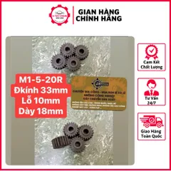 Bánh Răng Thẳng M2-18Răng / M1.5-20Răng (Hàng Tháo Máy 99%) |A Tày Chain Since 2008