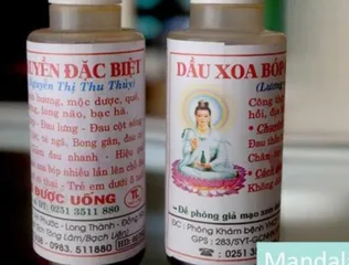10 CHAI Dầu xoa bóp gia truyền Nguyễn Thị Thu Thủy làm giảm đau nhức xương khớp 842125