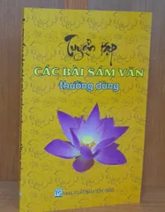 Tuyển tập các bài sám văn KHỔ LỚN A5 VÀNG thường dùng bìa giấy nâu chữ to rõ