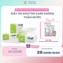 Giấy ăn Slisoft 500 tờ Doctor care dai mềm mịn, không mùi