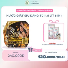 Nước giặt SPJ dạng túi 1.8 lít Thái Lan 6 in 1