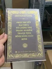 Kinh Phật Thuyết Vô Lượng Thọ Bìa Cứng cao cấp