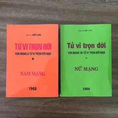 SỔ TAY Sách Tử Vi Trọn Đời 2 Tập Giáo Sư Hiển Linh