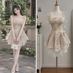 (PASS) Đầm hai dây voan xoè tầng (<48kg)