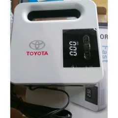 MÁY BƠM LỐP XE Ô TÔ ĐIỆN TỬ TOYOTA THÔNG MINH TỰ NGẮT – HÀNG HOT - DÙNG TẨU SẠC (P133384)