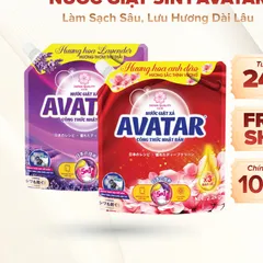 Nước Giặt 5 Trong 1 Avatar Hương Hoa Oải Hương, Hoa Anh Đào Làm Sạch Sâu, Lưu Hương Dài Lâu