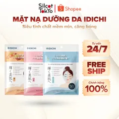 Mặt nạ dưỡng da siêu tinh chất IDICHI mềm mịn, căng bóng Nhật Bản Hộp 5 miếng