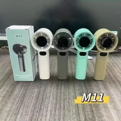 Quạt cầm tay M11 có thể điều chỉnh 100 cấp độ Sạc USB Làm mát di động có màn hình nguồn Quạt mini (P126449)