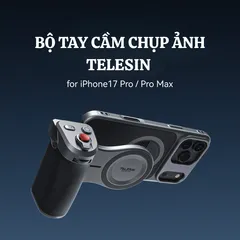 Tay Cầm Chụp Ảnh iPhone TELESIN Cao Cấp, Camera Grip MagSafe, Hỗ Trợ Quay Vlog Cho iPhone 17 Pro & 1 (P125522)