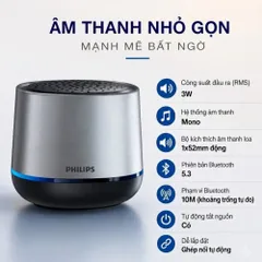 Loa Bluetooth Philips TAS1009BL/70