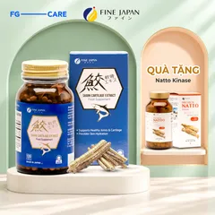 Viên Uống Sụn Vi Nhật Bản Fine Japan Shark Cartilage 520 Viên - Tăng Cường Sức Khỏe Xương Khớp, Giảm Đau Nhức, Dễ Dàng Hấp Thụ