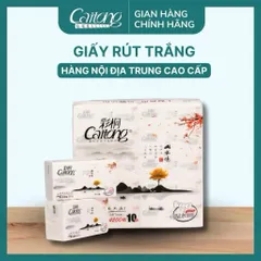 Giấy rút chính hãng CAITONG trắng 5 lớp để bàn siêu dai, mềm mịn [CHUẨN NỘI ĐỊA TRUNG]