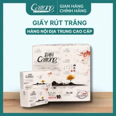 [COMBO 4 BỊCH] Giấy rút cao cấp 5 lớp hãng CAITONG trắng chùa để bàn [CHUẨN NỘI ĐỊA TRUNG]