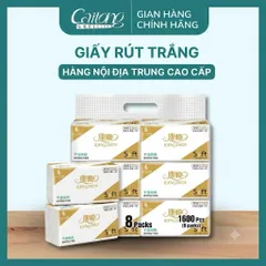 [COMBO 2 BỊCH] Khăn giấy rút cao cấp để bàn 5 lớp hãng KANGTHUN [CHUẨN NỘI ĐỊA TRUNG]