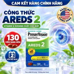 Viên Uống Bổ Mắt PreserVision AREDS 2 130 Viên Hàng Mỹ Chính Hãng