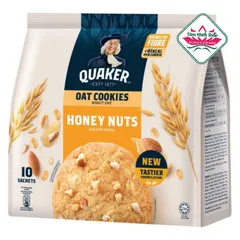 bánh quy Quaker hạnh nhân mật ong 250g.hsd:1/27