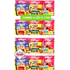 Kellogg's Combo 4 lốc 170g SCHOOL BACK,hsd: 4/27