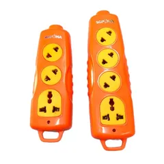 Ổ cắm điện 3,4,6siêu tải SOPOKA cắm chéo 6000Wthế hệ mới chịu tải cao chống va đập chịu nhiệt cao cân mọi loại phích cắm