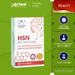 HSN Hair Skin & Nails - Viên uống tăng cường sức đề kháng, cải thiện làn da khô, giảm mụn, mờ thâm