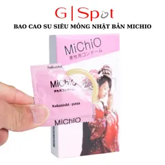 Bao Cao Su Nhật Bản Michio Siêu Mỏng, Gân Sọc Kích Thích Đa Điểm, Siêu Mỏng Trơn Mượt [Mã CK-SP910723-03]
