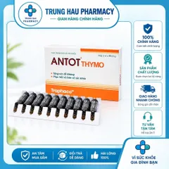 [30 ống] TPBVSK Antot Thymo Traphaco Hỗ Trợ Tăng Sức Đề Kháng Giúp Ăn Ngon Hộp 3 Vỉ x 10 Ống