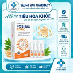 Men vi sinh  FOSIBIO ZOTIC Hộp 10 ống - Hỗ trợ tiêu hóa, tăng cường sức đề kháng, cải thiện biếng ăn