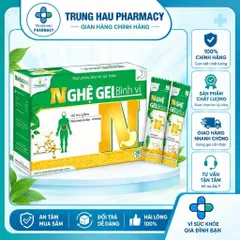 Nghệ Gel Bình Vị Tâm Dược chữ N hộp 30 gói - Hỗ trợ giảm viêm loét dạ dày tá tràng