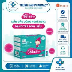 Vitamin D3K2 Sola Drop dạng 20 tép - Hỗ trợ chiều cao, răng xương chắc khoẻ