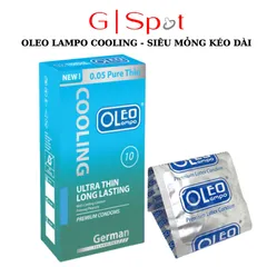 Bao Cao Su Oleo Lampo Cooling - Mát Lạnh Siêu Mỏng Kéo Dài Hương Bạc Hà [Mã CK-SP919417-02]