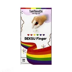 Bao cao su ngón tay Tâm Thiện Chí Beksu Finger hộp 100 chiếc chính hãng [Mã CK-SP922504-01]