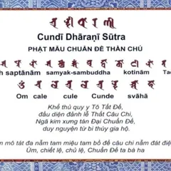 TO48 -  TỜ PHẬT MẪU CHUẨN ĐỀ THẦN CHÚ