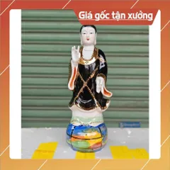 TƯỢNG DIÊU TRÌ ĐỊA MẪU MEN SỨ 30CM - 35CM - 40CM  CÓ HOẢ TỐC 852027
