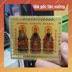 kim bài linh phù tam thanh đạo giáo HÀNG CAO CẤP, có hoả tốc 852204